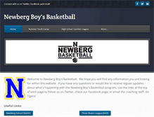 Tablet Screenshot of newbergboysbasketball.com